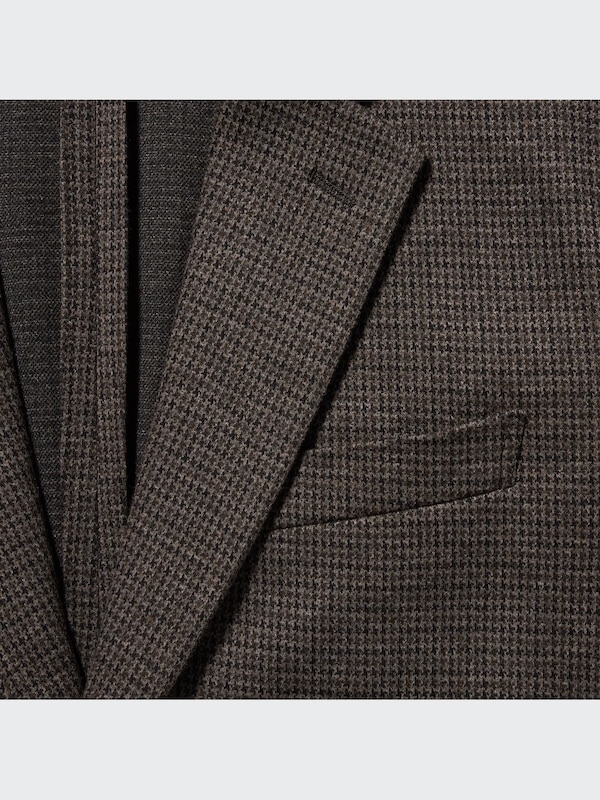 コンフォート2Bジャケット（ガンクラブチェック・袖丈着丈短め）セットアップ可能