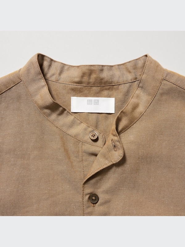 Linen Cotton Short Sleeve Shirt