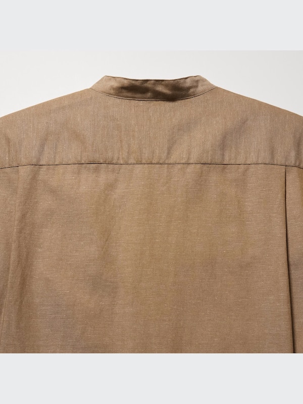 Linen Cotton Short Sleeve Shirt