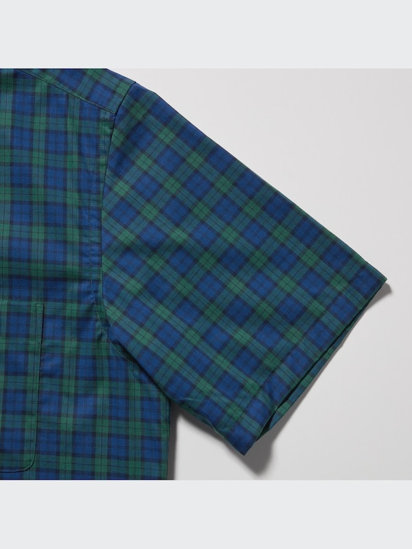 Kemeja Extra Fine Cotton Broadcloth Kotak