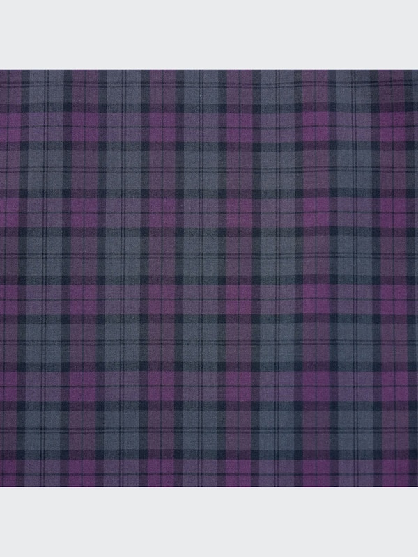 Kemeja Extra Fine Cotton Broadcloth Kotak