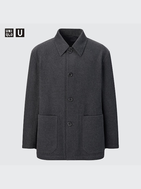 MEN'S U WOOL BLENDED SHIRT JACKET UNIQLO PH