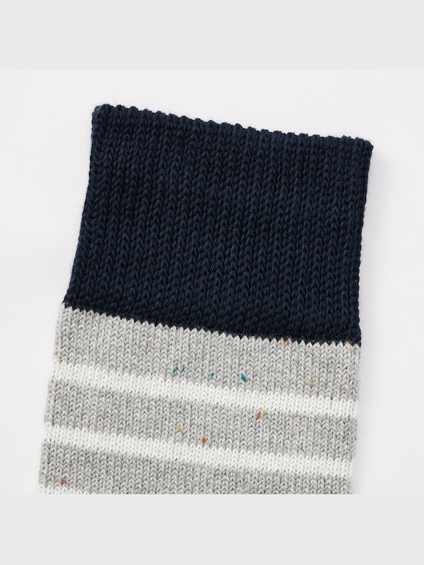 カラーネップボーダーソックス