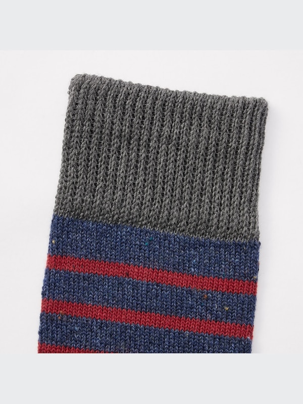 カラーネップボーダーソックス