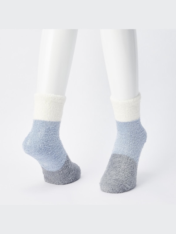 ヒートテックフラッフィーカラーブロックソックス