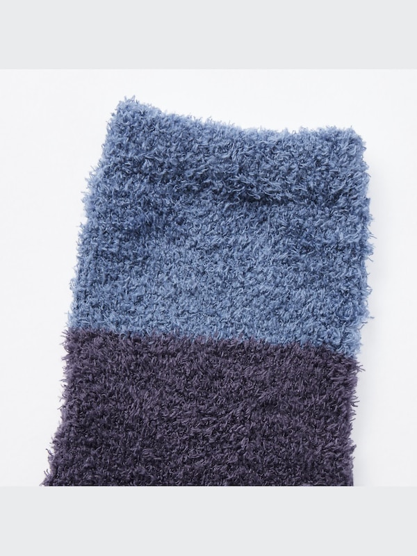 ヒートテックフラッフィーカラーブロックソックス