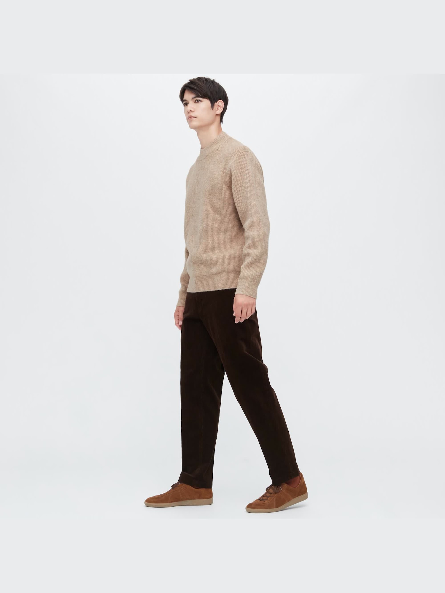 ユニクロ公式 | スフレヤーンモックネックセーター（長袖）