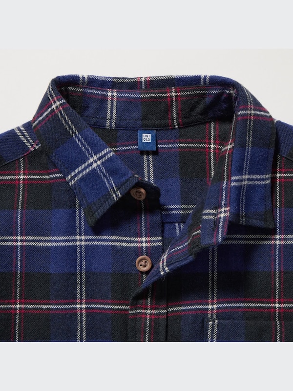 Kemeja Flannel Kotak Lengan Panjang