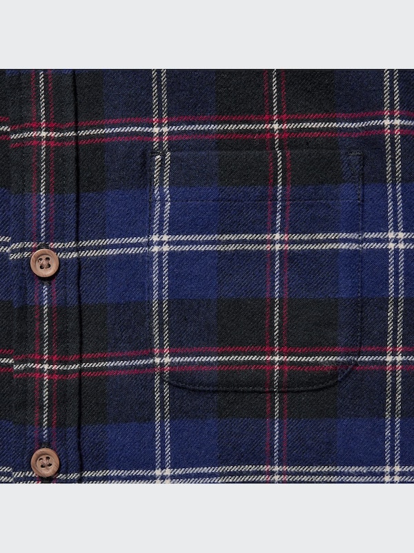 Kemeja Flannel Kotak Lengan Panjang