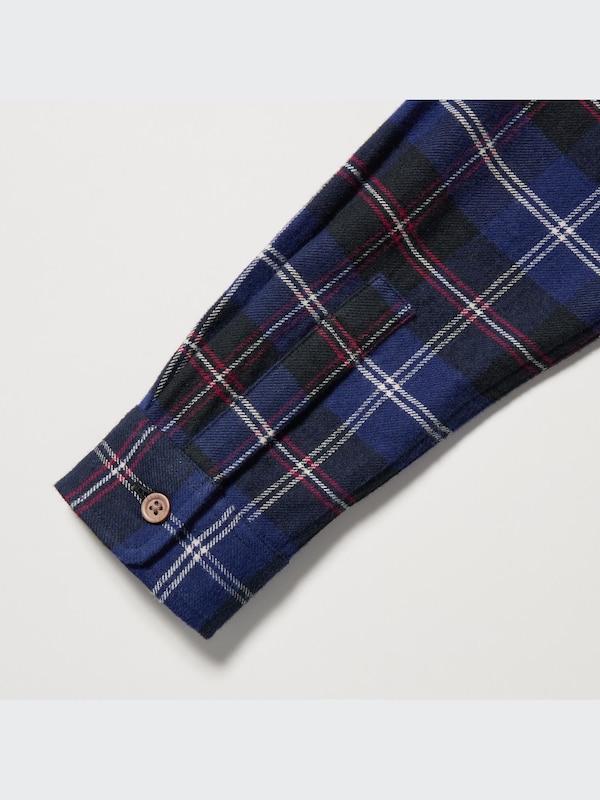 Kemeja Flannel Kotak Lengan Panjang