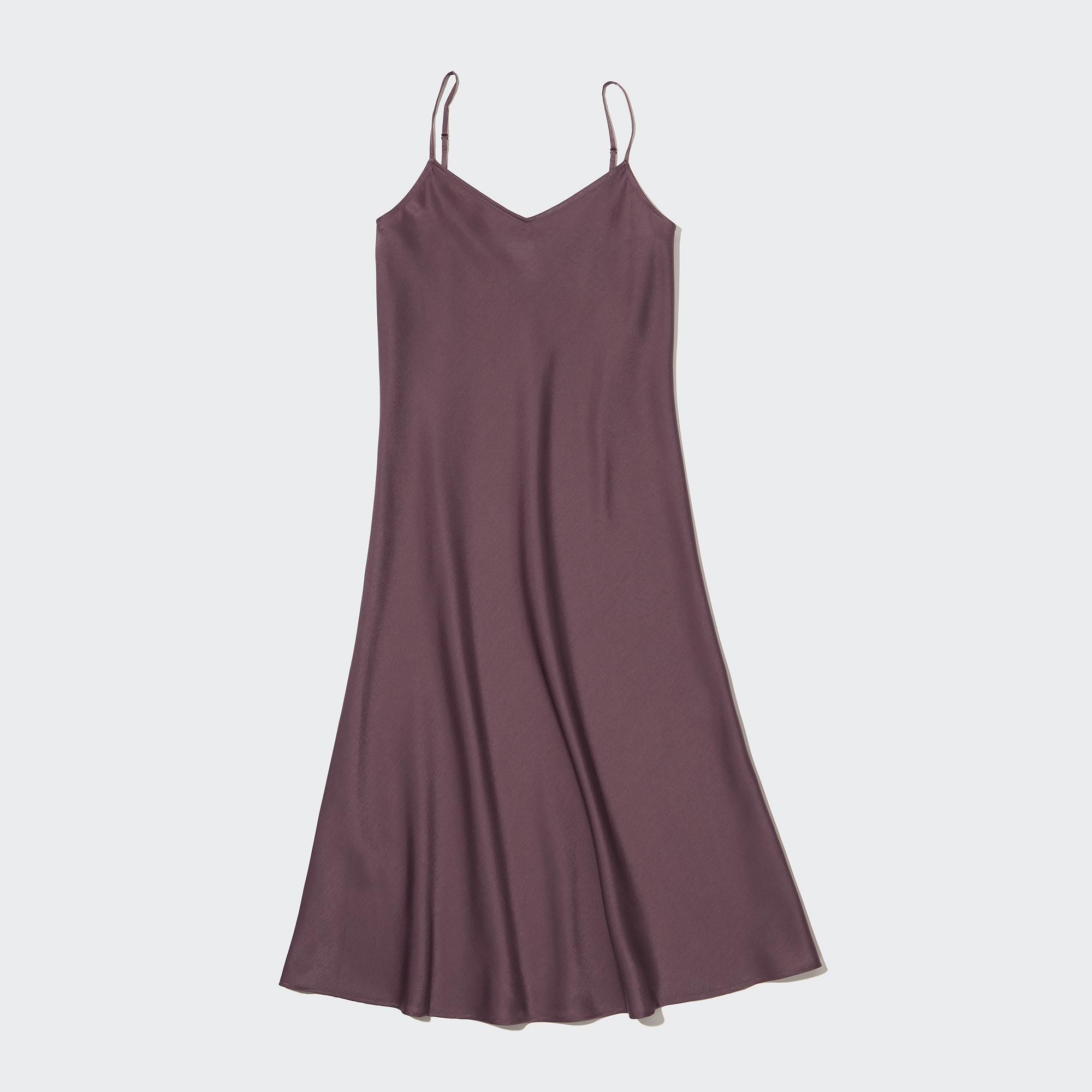 Check styling ideas for「Satin V Neck Camisole Dress、Faux Leather Mini