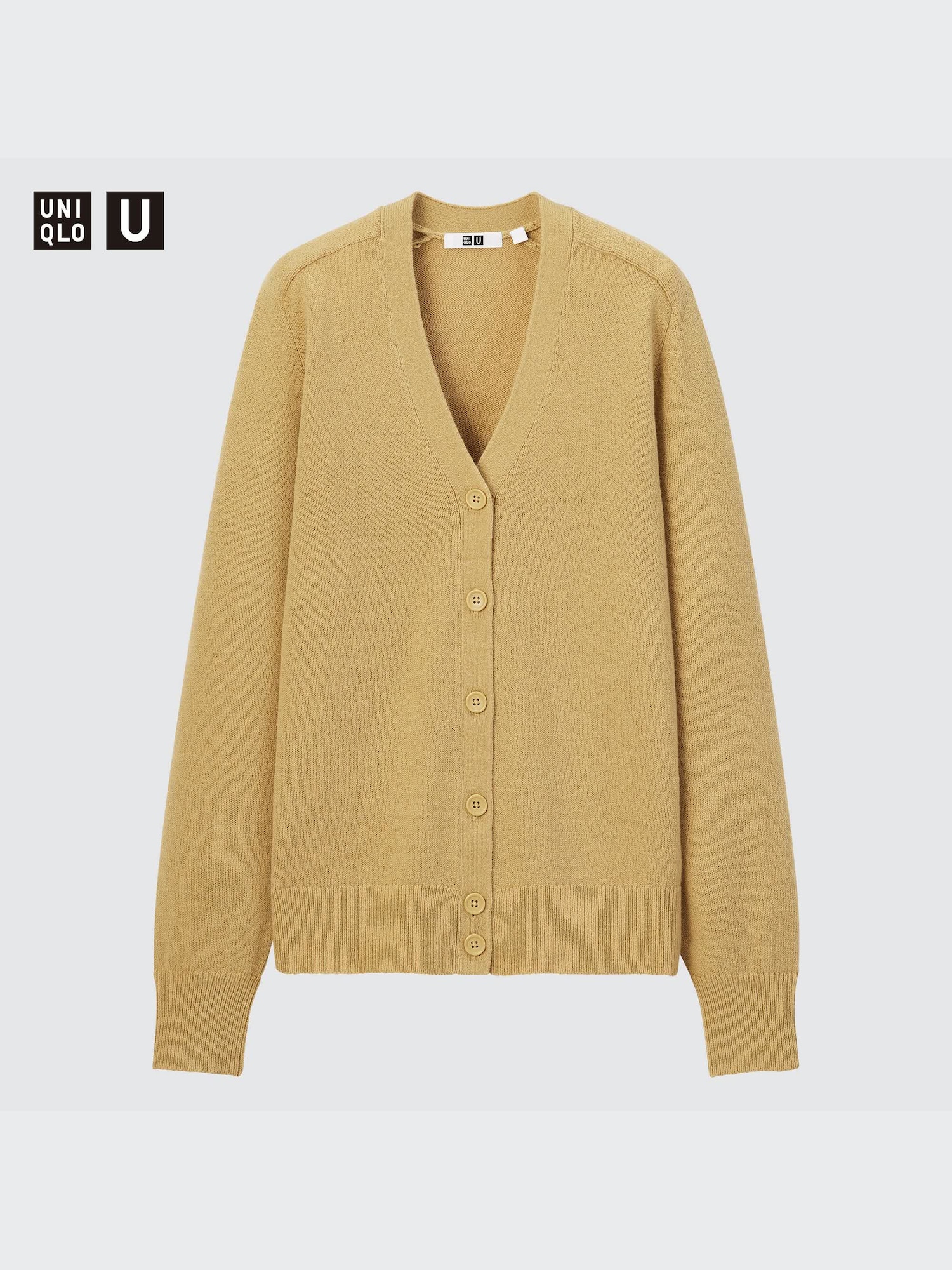 uniqlo u ウール v ネック カーディガン