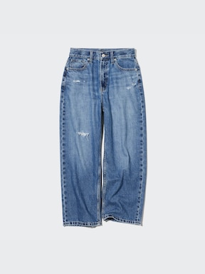 WOMEN'S LOOSE CROPPED JEANS UNIQLO SG