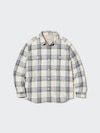 スラブコットンチェックシャツ（長袖）