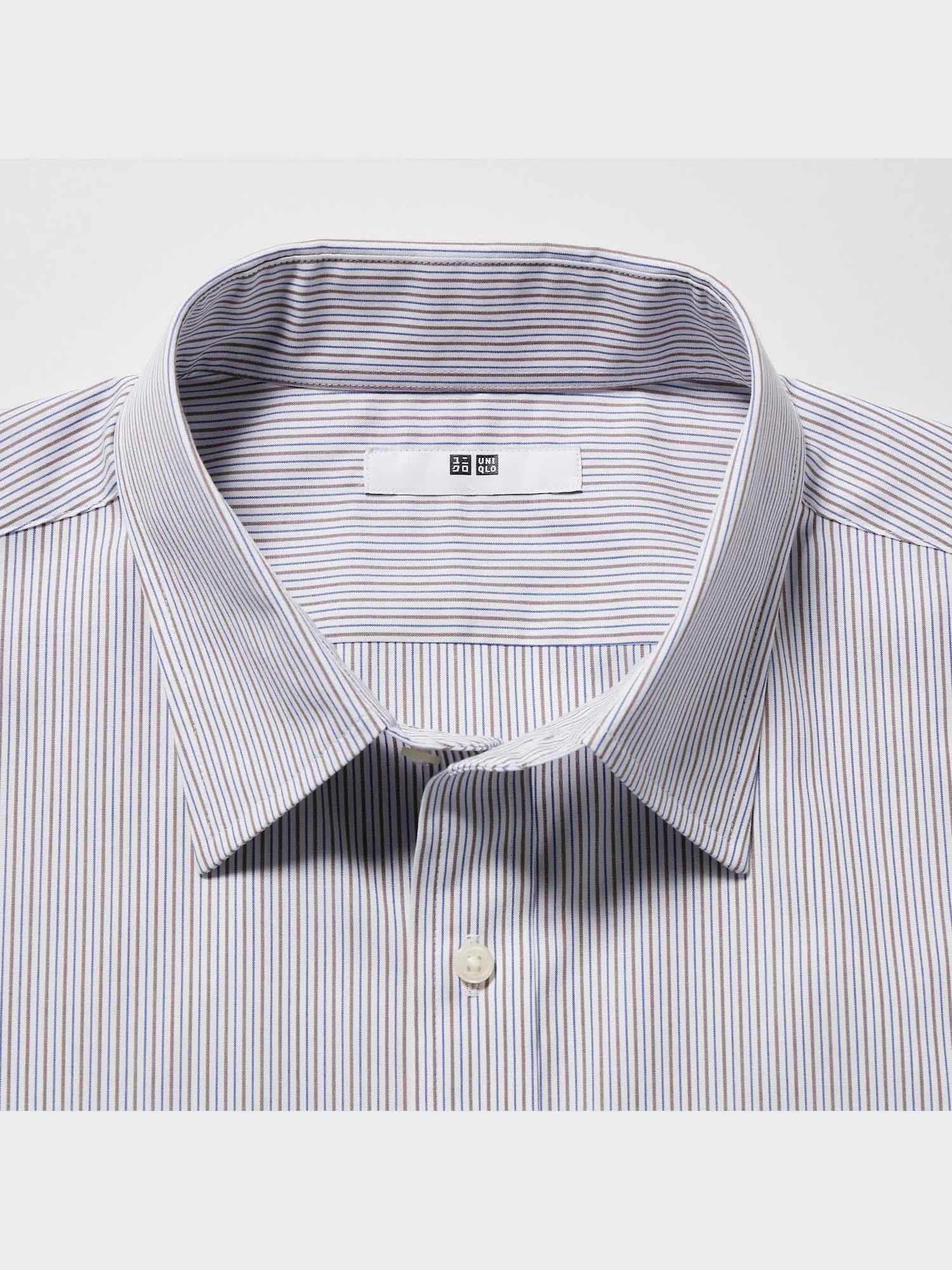 ユニクロ公式 | ファインクロスストライプシャツ（レギュラー・長袖
