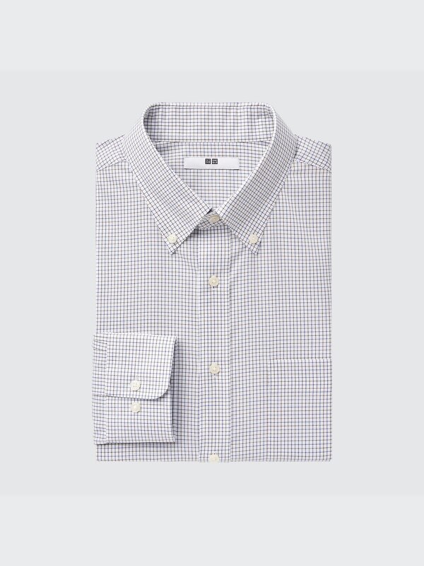 ファインクロスチェックシャツ（ボタンダウンカラー・長袖）22年春秋モデル