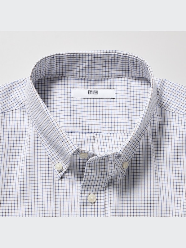 ファインクロスチェックシャツ（ボタンダウンカラー・長袖）22年春秋モデル