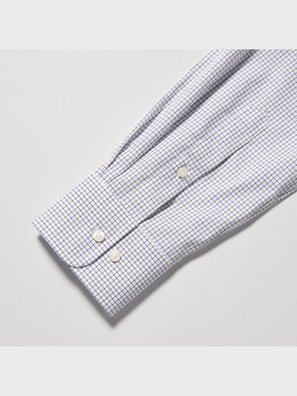 ファインクロスチェッ クシャツ（ボタンダウンカラー・長袖）22年春秋モデル