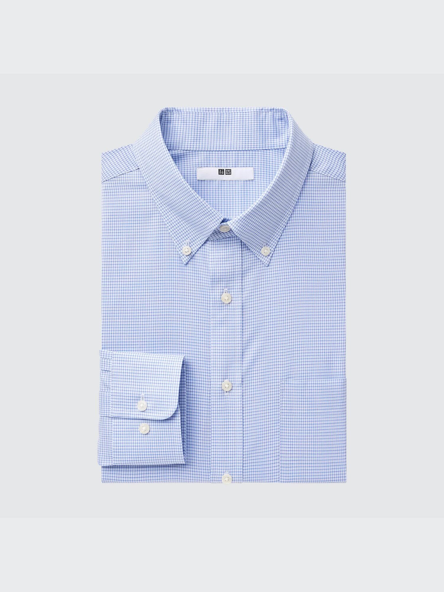 ユニクロ公式 | ファインクロスチェックシャツ（ボタンダウンカラー