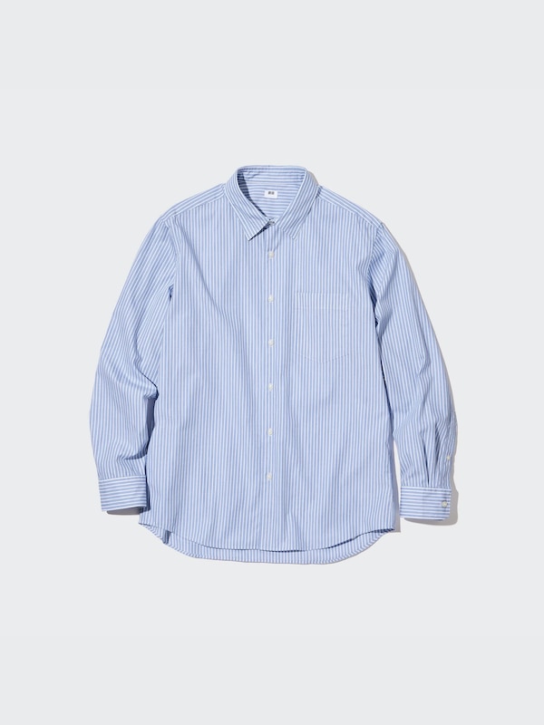 Extra Fine Cotton Broadcloth Striped Shirt