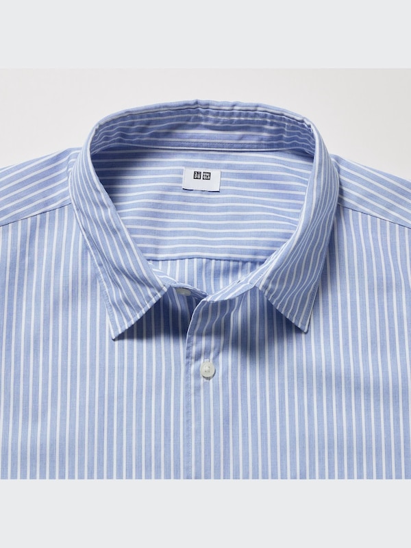 Extra Fine Cotton Broadcloth Striped Shirt