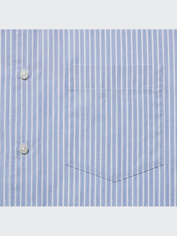 Extra Fine Cotton Broadcloth Striped Shirt