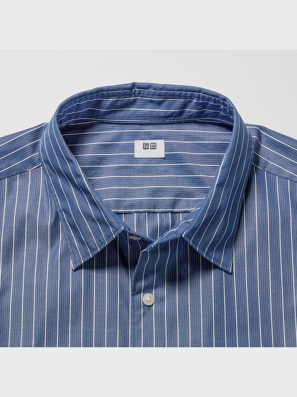 エクストラファインコットンブロードストライプシャツ（レギュラー・長袖）