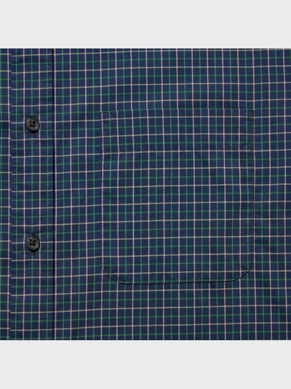 Kemeja Extra Fine Cotton Broadcloth Kotak