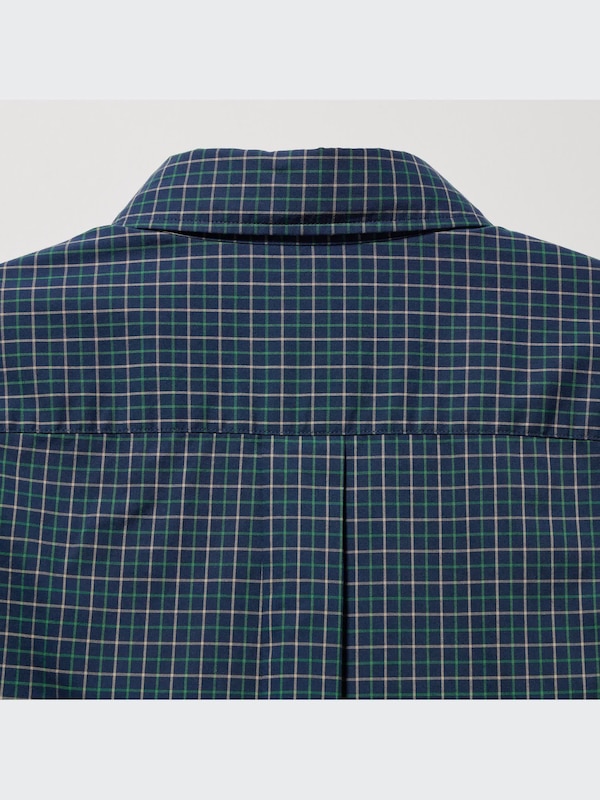 Kemeja Extra Fine Cotton Broadcloth Kotak