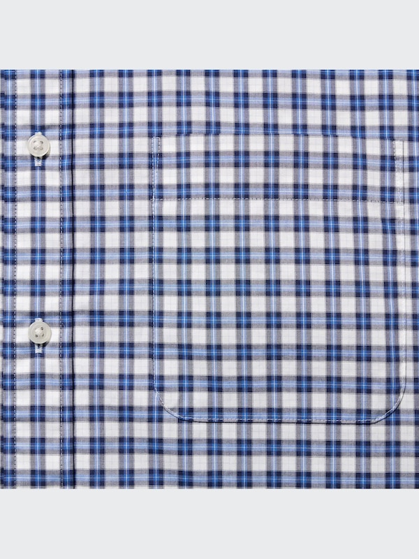 エクストラファインコットンブロードチェックシャツ（ボタンダウンカラー・長袖）