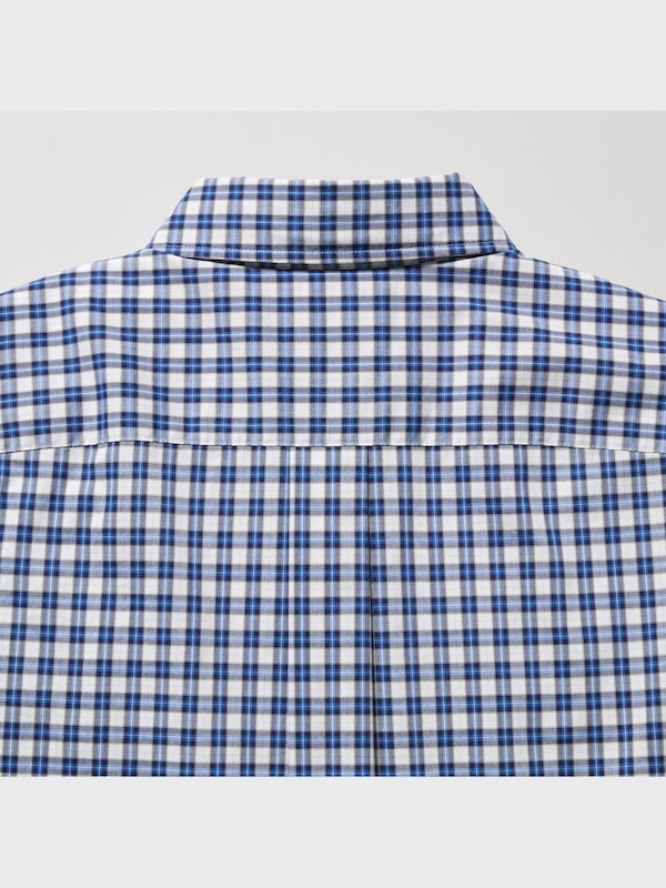 エクストラファインコットンブロードチェックシャツ（ボタンダウンカラー・長袖）