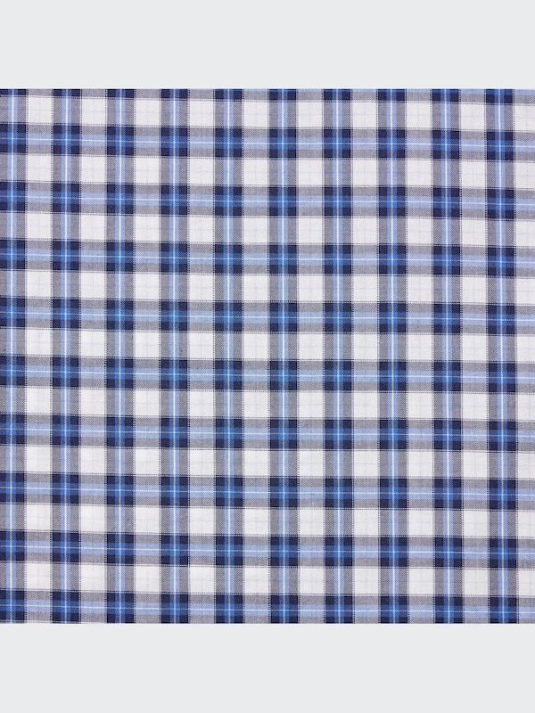 エクストラファインコットンブロードチェックシャツ（ボタンダウンカラー・長袖）