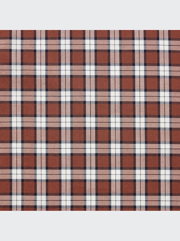 エクストラファインコットンブロードチェックシャツ（ボタンダウンカラー・長袖）