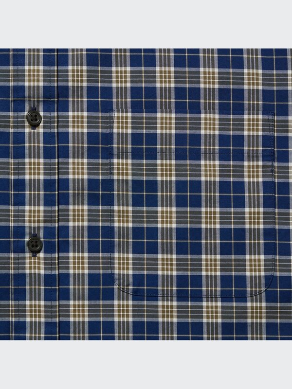 エクストラファインコットンブロードチェックシャツ（ボタンダウンカラー・長袖）