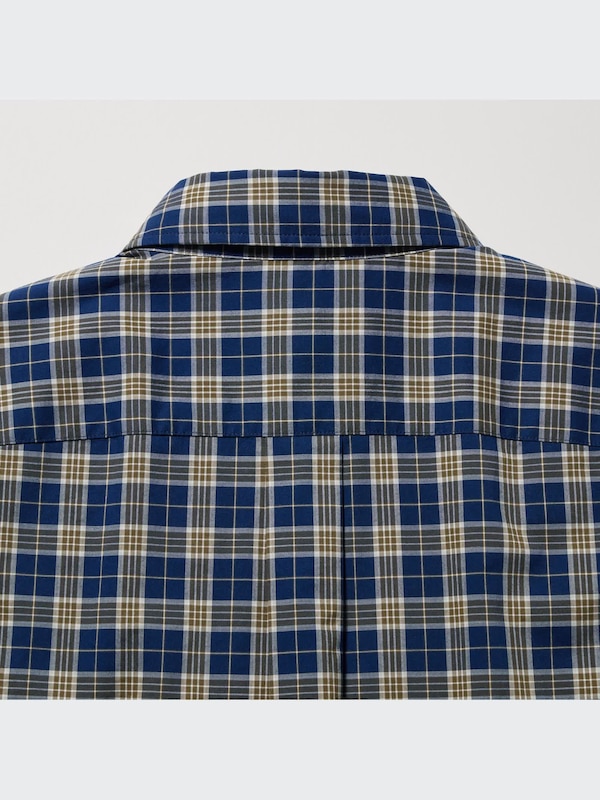 エクストラファインコットンブロードチェックシャツ（ボタンダウンカラー・長袖）