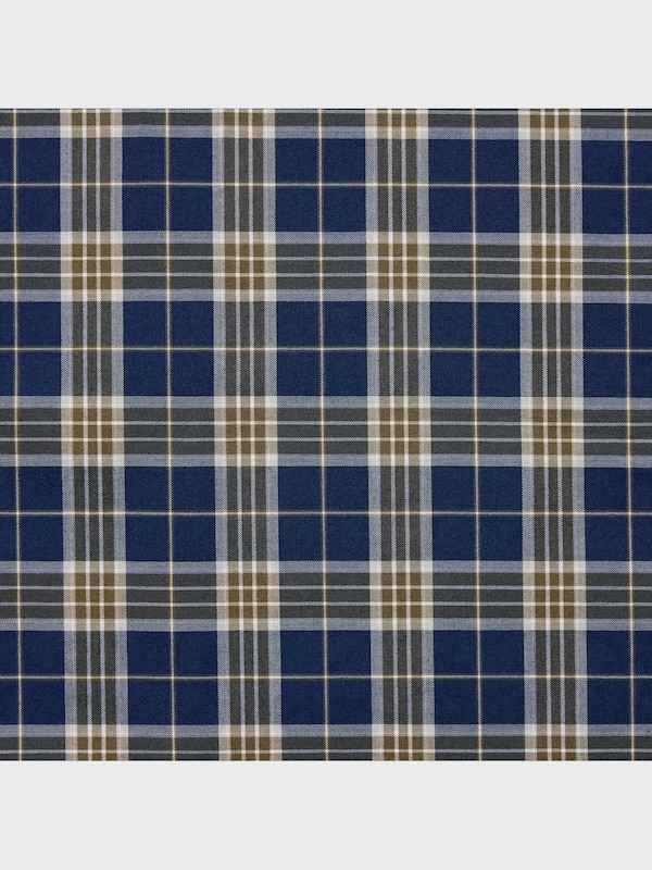 エクストラファインコットンブロードチェックシャツ（ボタンダウンカラー・長袖）