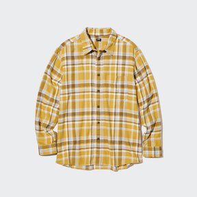 yellow and black flannel shirt mens