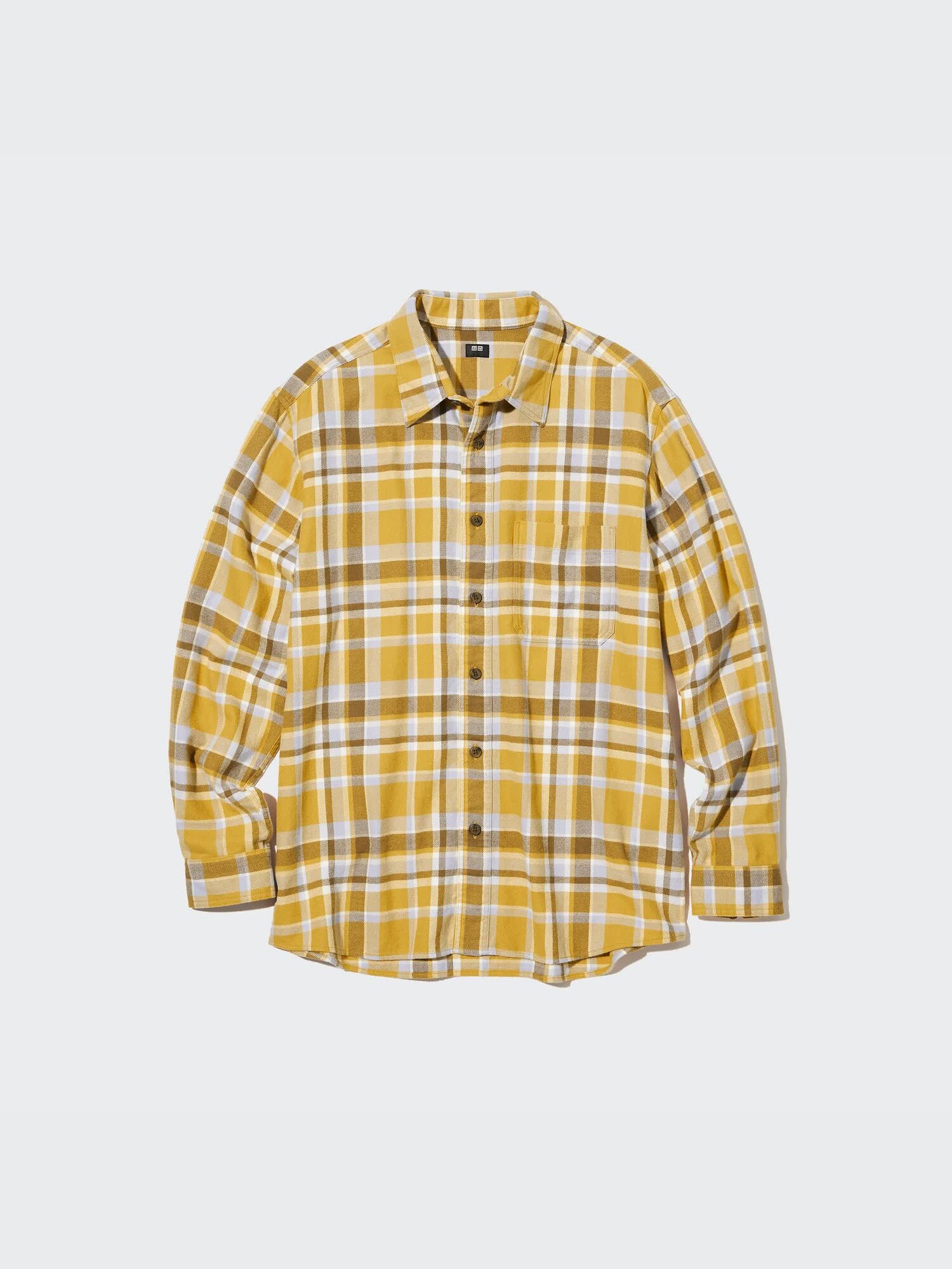 ユニクロ公式 | フランネルチェックシャツ（レギュラーカラー・長袖）