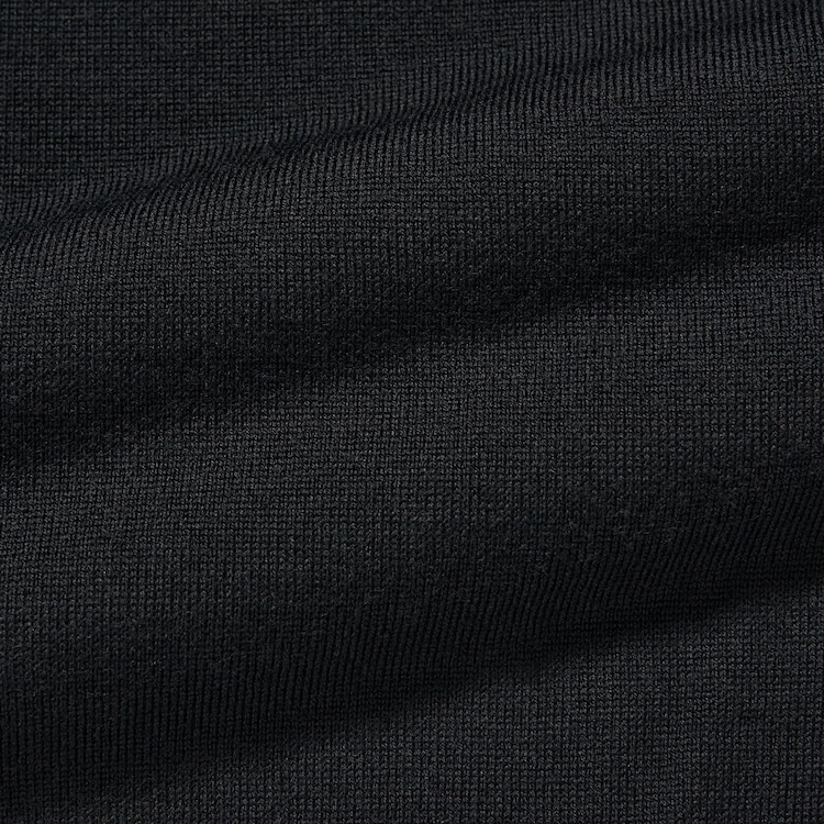 ユニクロ　エクストラファインメリノシャツカーディガン（長袖）黒　メンズ3XL