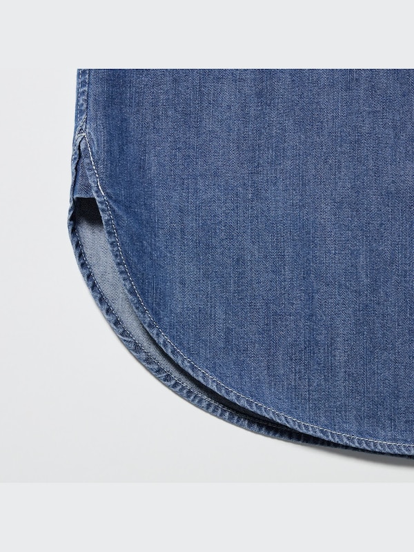 Kemeja Denim Lengan Panjang