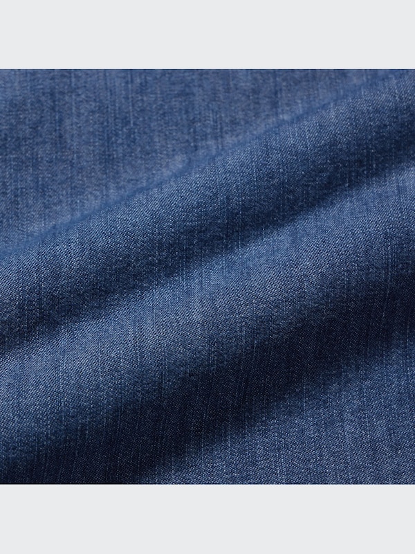 Kemeja Denim Lengan Panjang