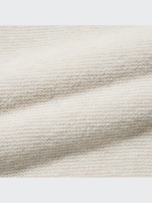 3Dニットスフレタートルネックワンピース（長袖・ロング丈・87.5～98cm）