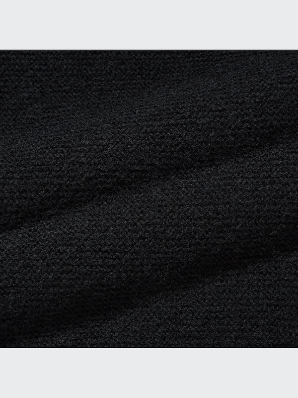 3Dニットスフレタートルネックワンピース（長袖・ロング丈・87.5～98cm）