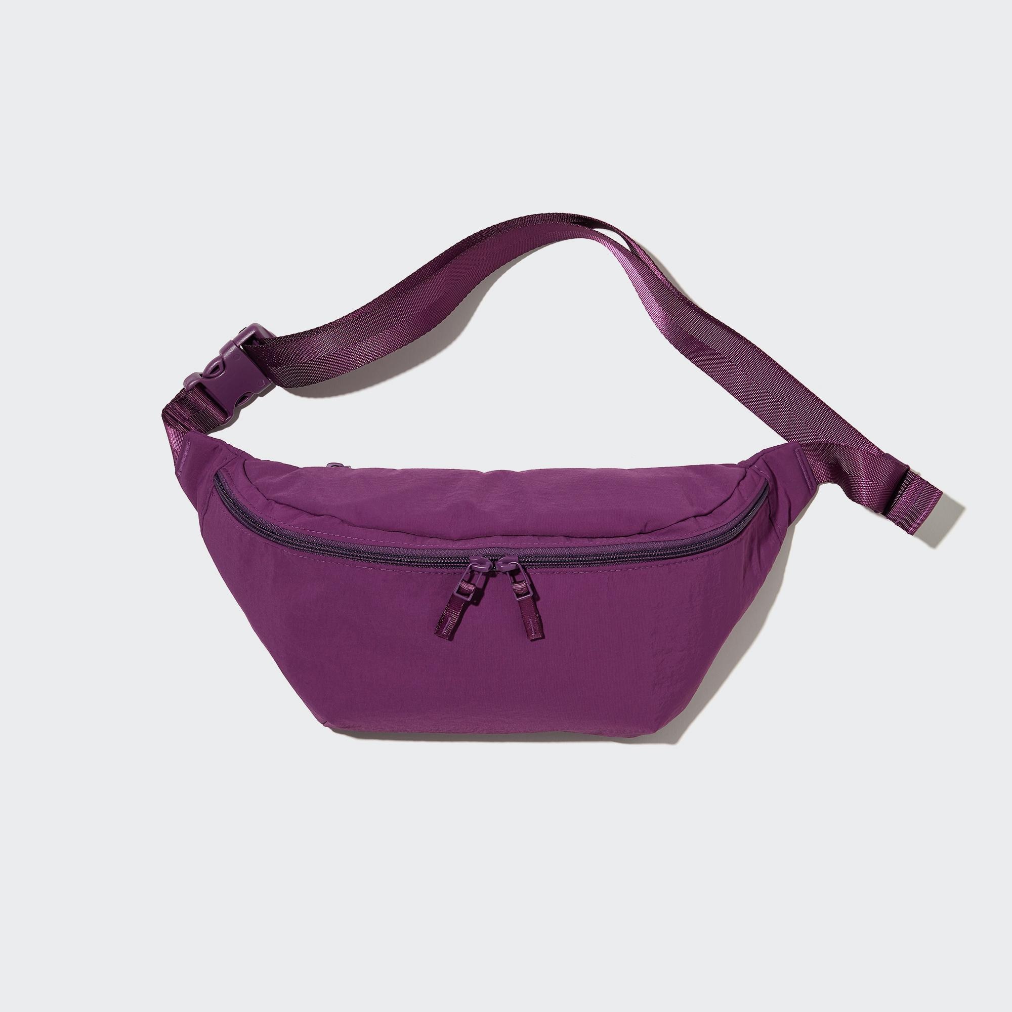 Purple nylon online bag