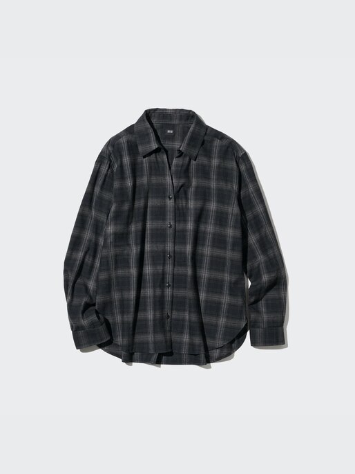 Soft Brushed Checked Long Sleeve Shirt