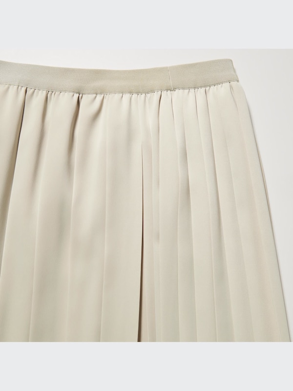 アシンメトリープリーツスカート（丈短め73～77cm）