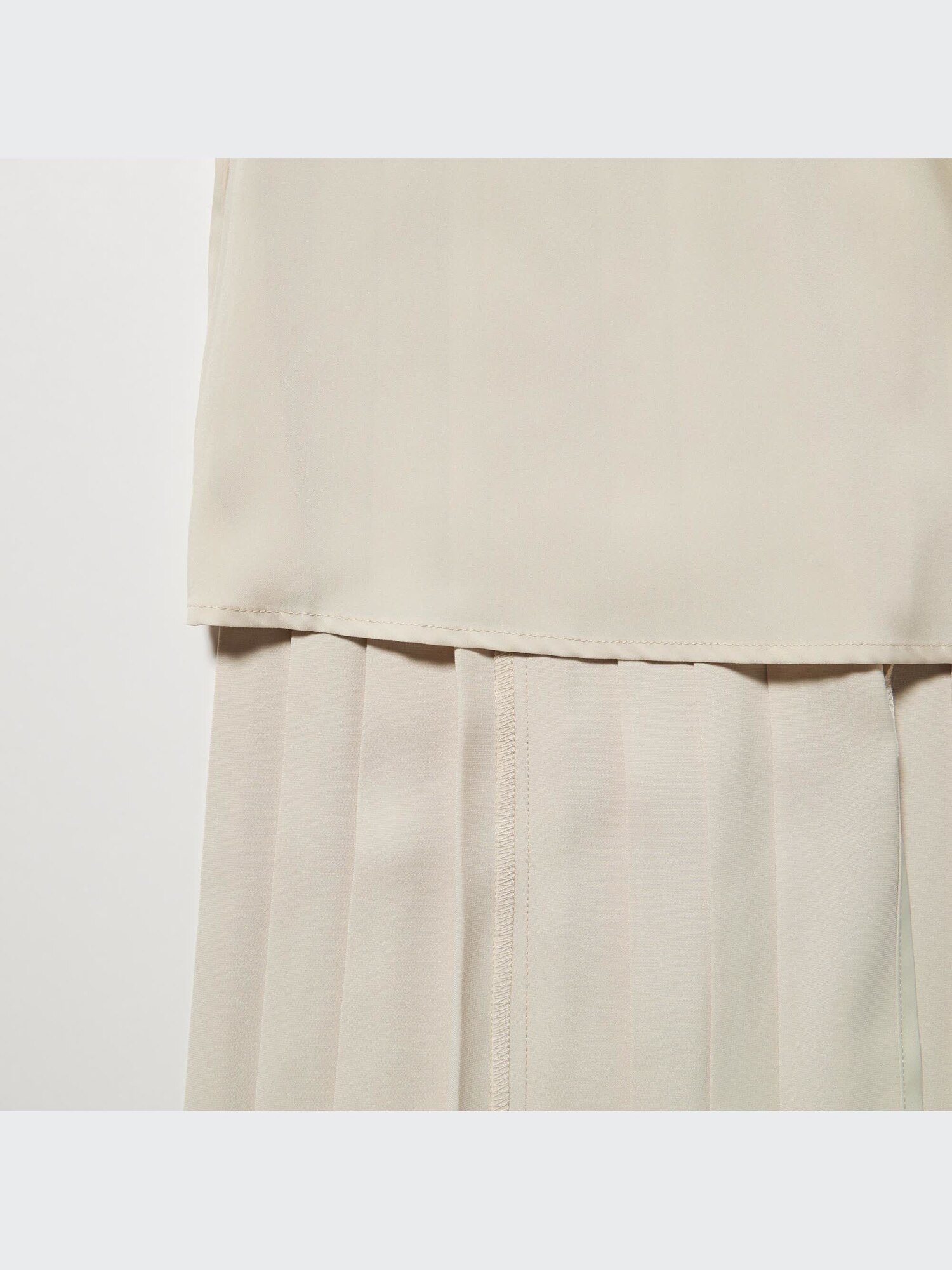 ja　陶肌 ユニクロ公式 | アシンメトリープリーツスカート（丈短め73～77cm）