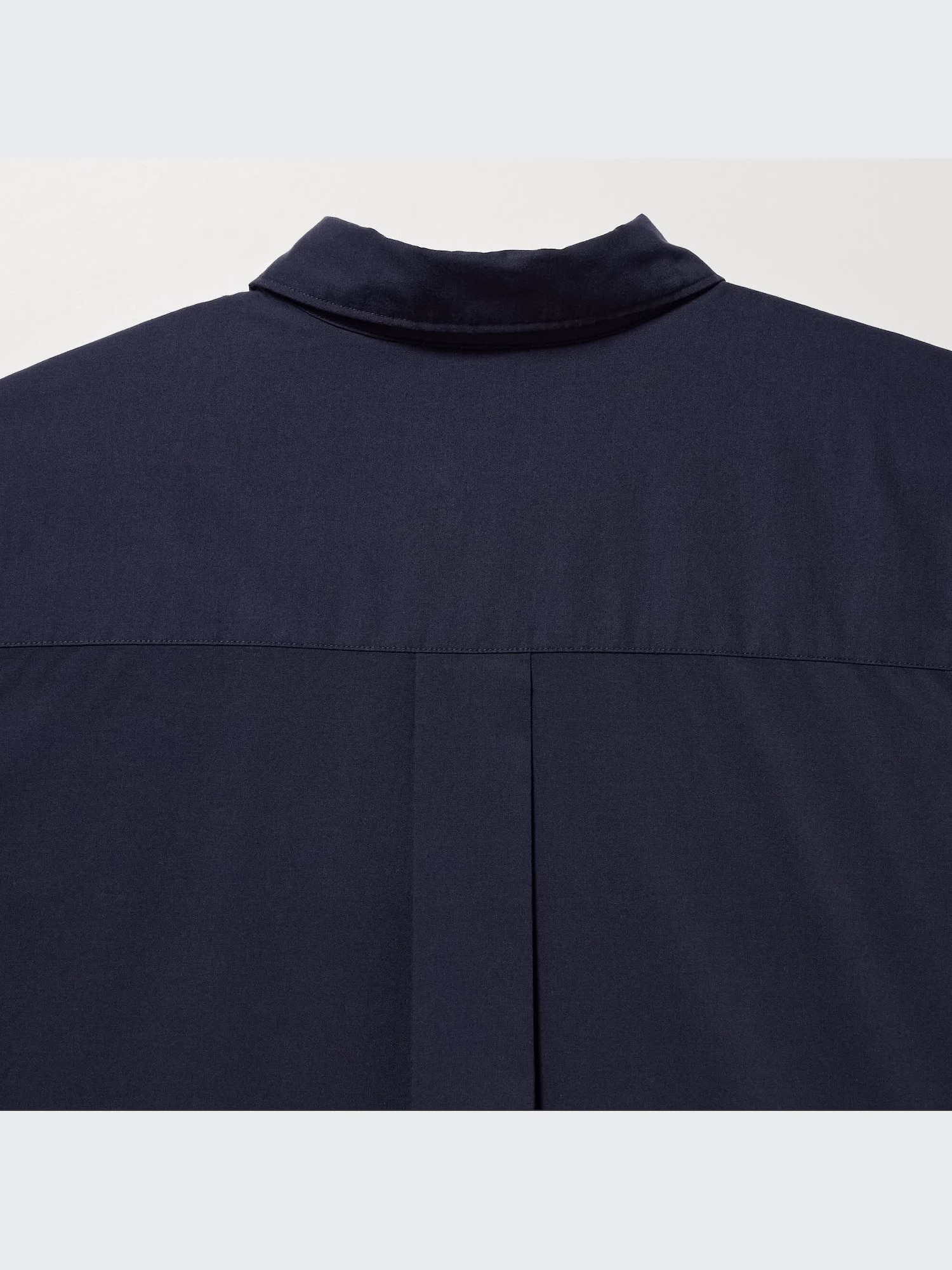 ユニクロ公式 | コットンAラインシャツワンピース（長袖・丈短め・106