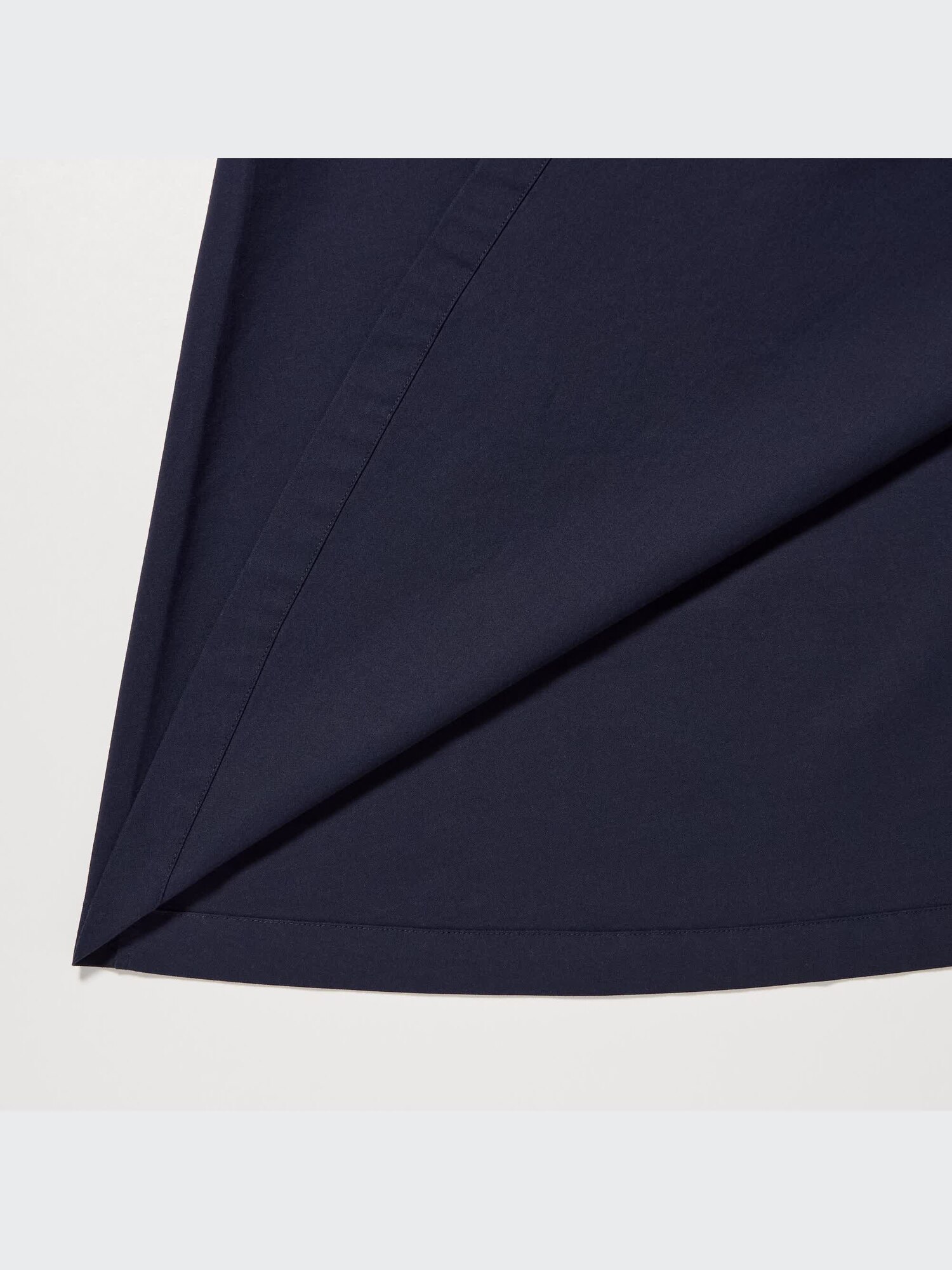 ユニクロ公式 | コットンAラインシャツワンピース（長袖・丈短め・106