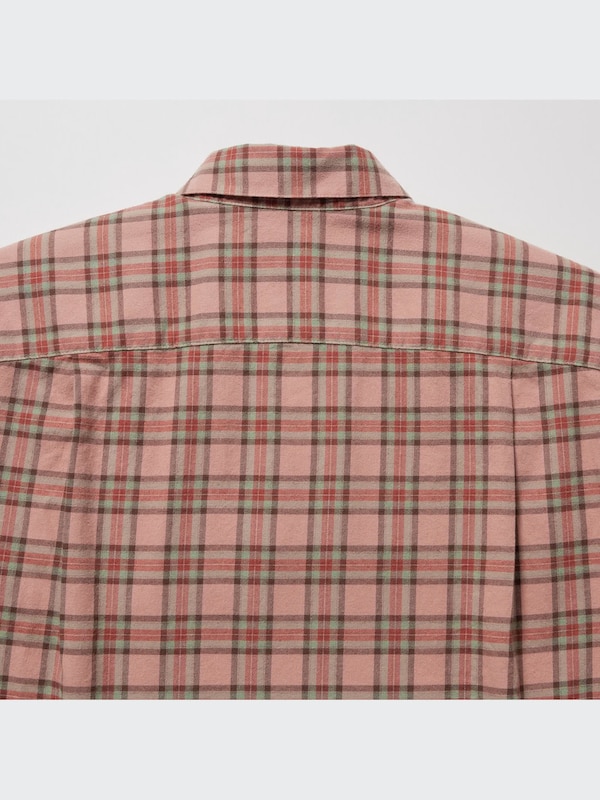 フランネルチェックシャツ（長袖）